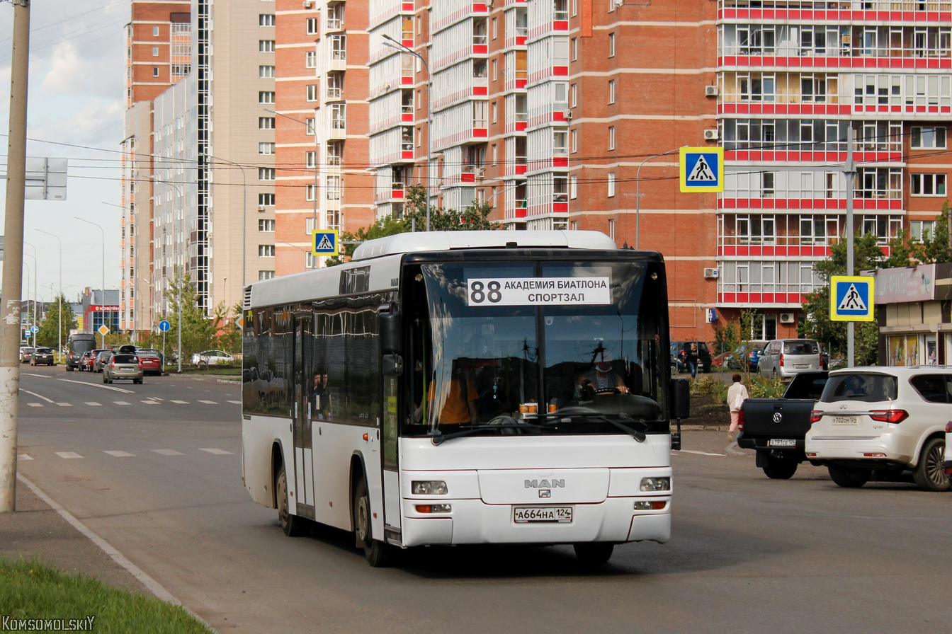 Красноярский край, MAN A78 Lion's City TÜ EL283 № А 664 НА 124