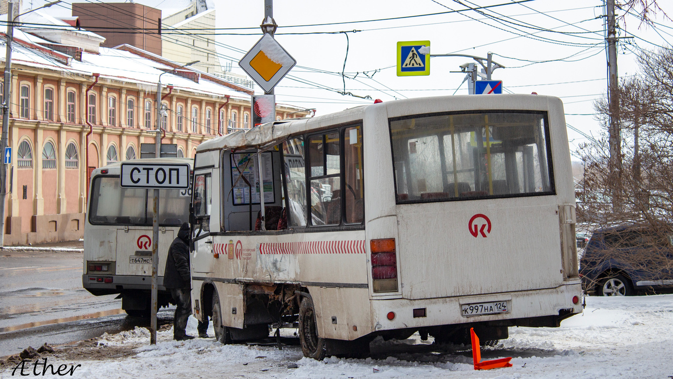 Красноярский край, ПАЗ-320402-03 № К 997 НА 124