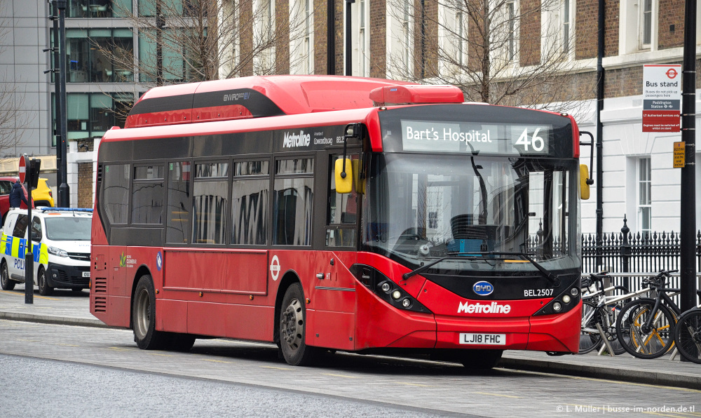 Βρετανία, Alexander Dennis Enviro200 MMC # BEL2507