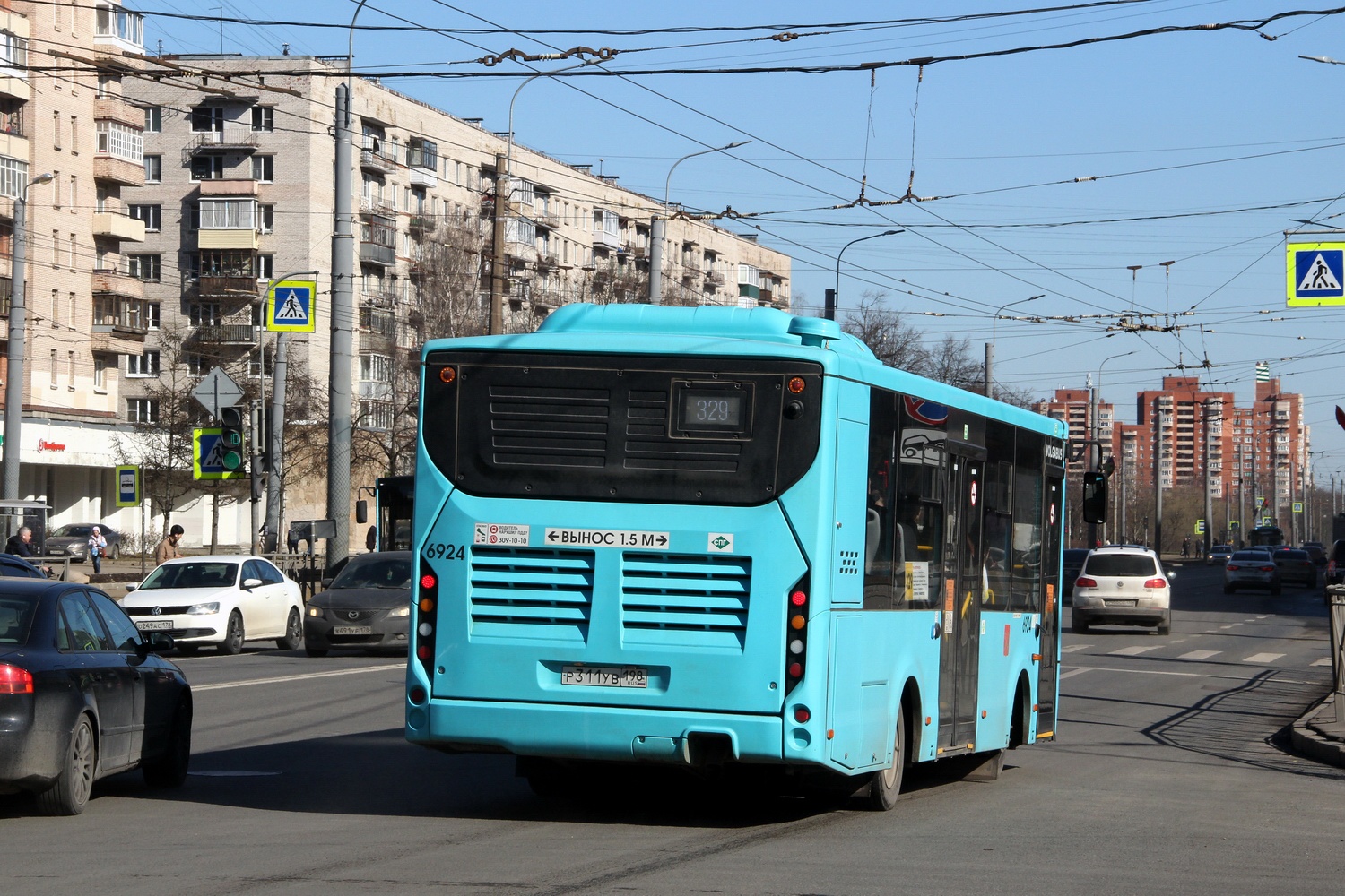 Санкт-Петербург, Volgabus-4298.G4 (LNG) № 6924