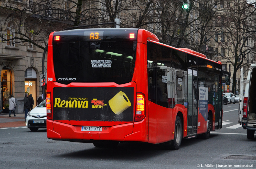 Španělsko, Mercedes-Benz Citaro C2 K č. 900