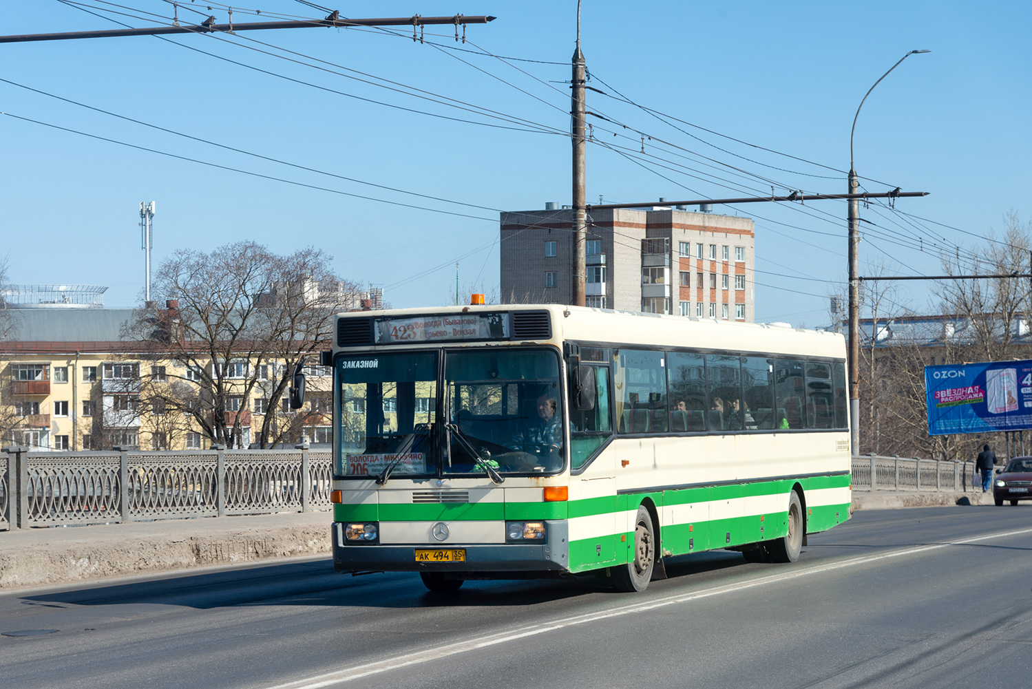 Вологодская область, Mercedes-Benz O407 № АК 494 35