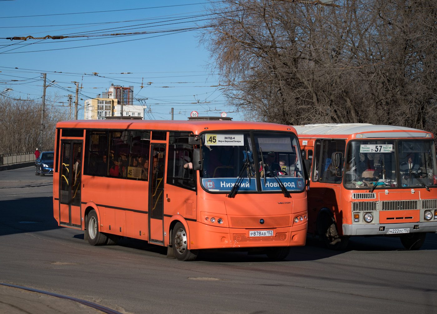 Nizhegorodskaya region, PAZ-320414-04 "Vektor" № Р 878 АВ 152