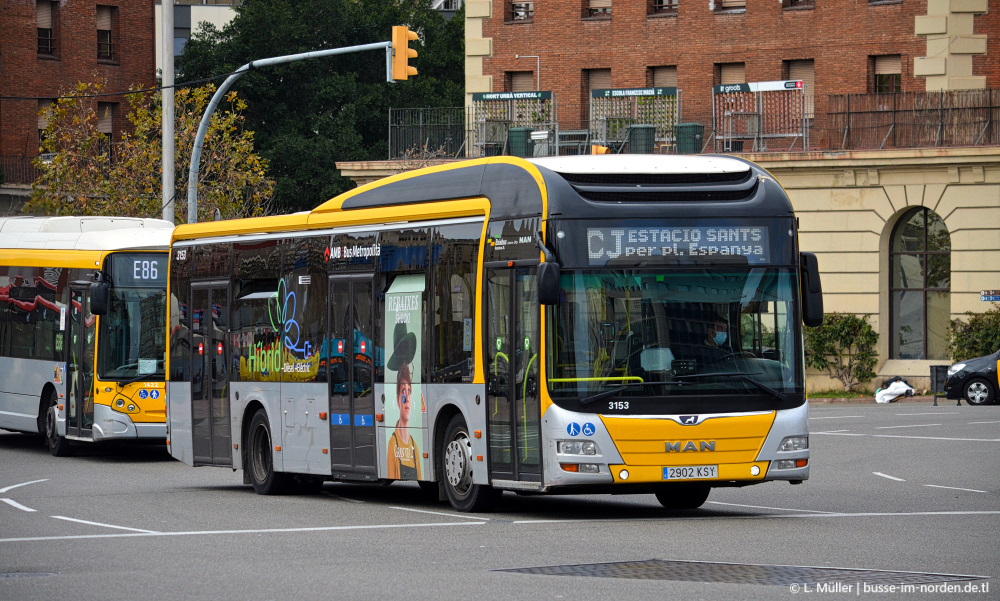 Испания, MAN A37 Lion's City Hybrid NL253 № 3153