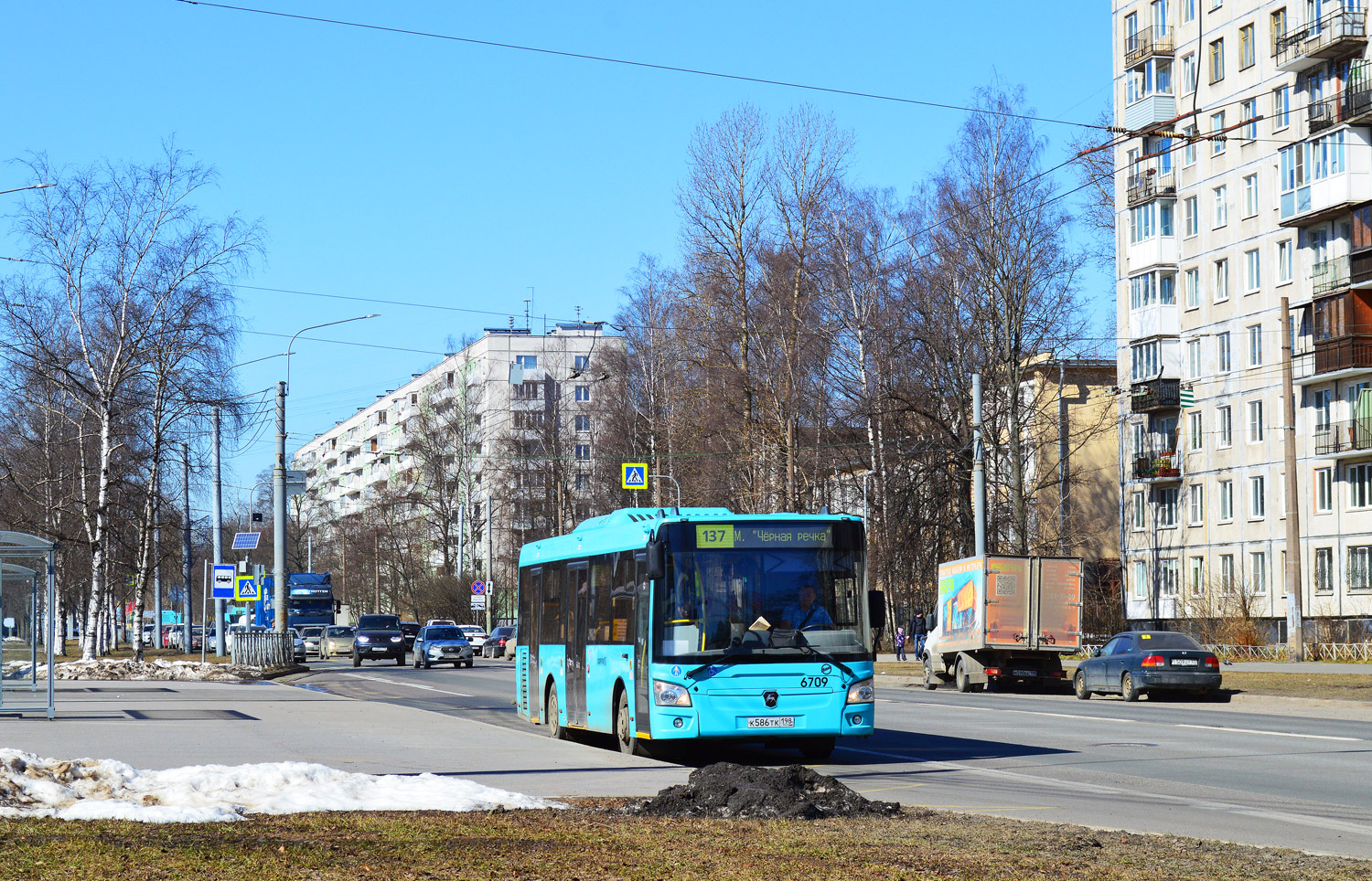 Санкт-Петербург, ЛиАЗ-4292.60 (1-2-1) № 6709