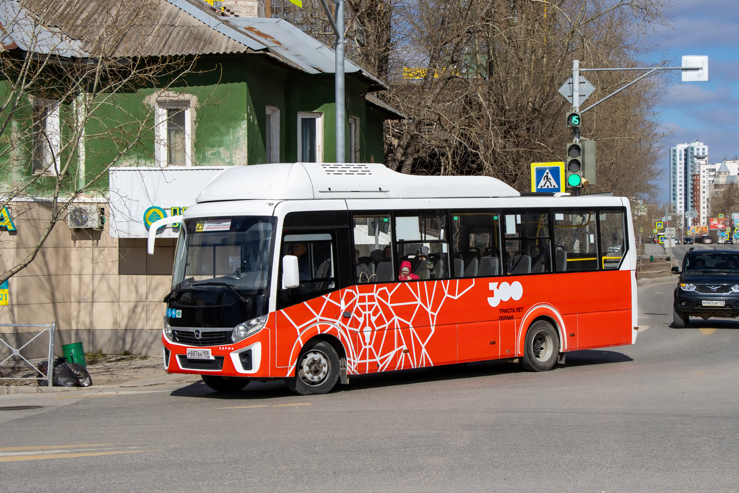 Пермский край, ПАЗ-320415-14 "Vector Next" № Р 887 ВН 159