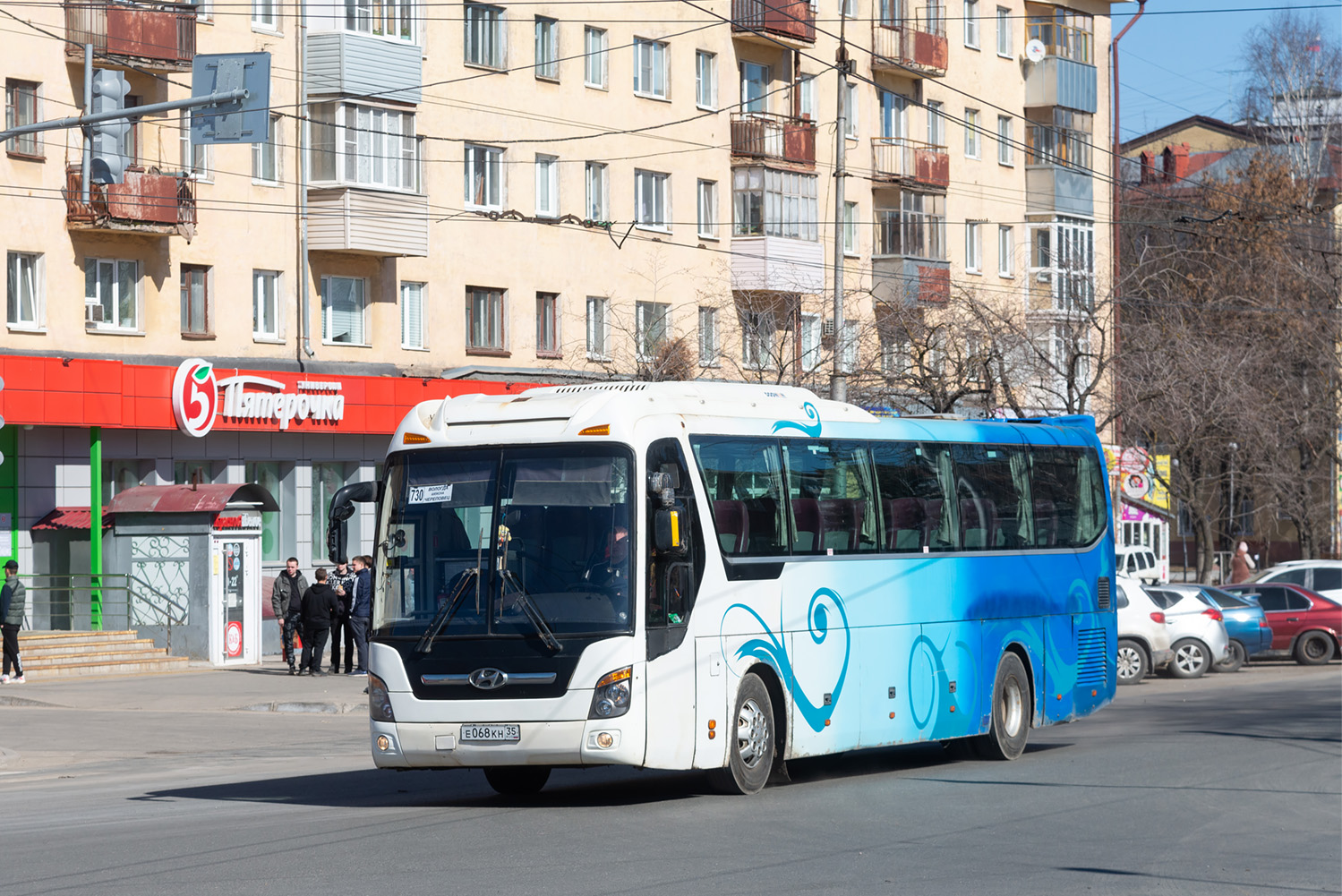 Вологодская область, Hyundai Universe Xpress Noble № Е 068 КН 35 Вологодская область, Hyundai Universe Xpress Noble № Е 068 КН 35