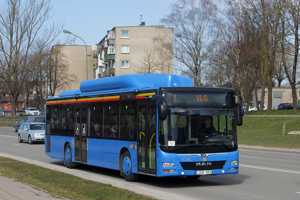 Литва, MAN A21 Lion's City NL273 CNG № 63