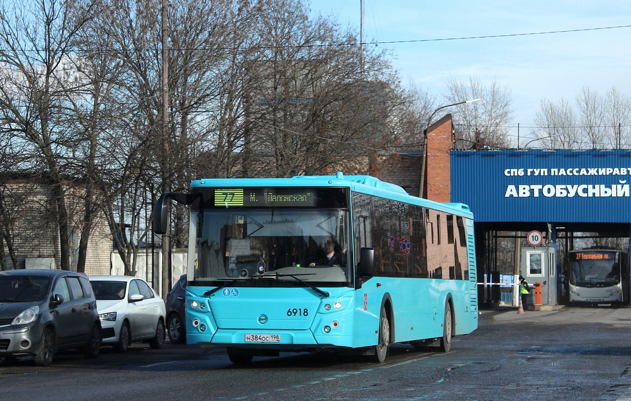 Санкт-Петербург, ЛиАЗ-5292.65 № 6918