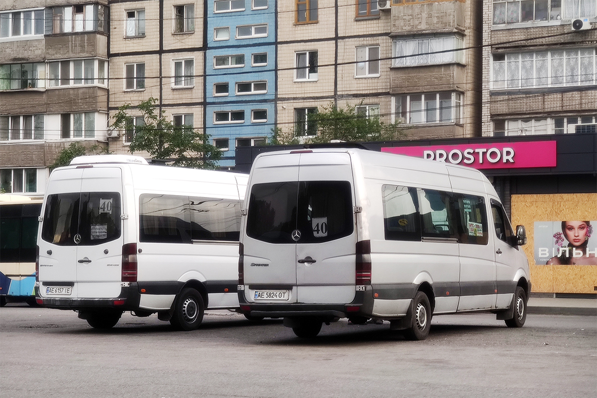 Днепропетровская область, Mercedes-Benz Sprinter W906 318CDI № AE 5824 OT