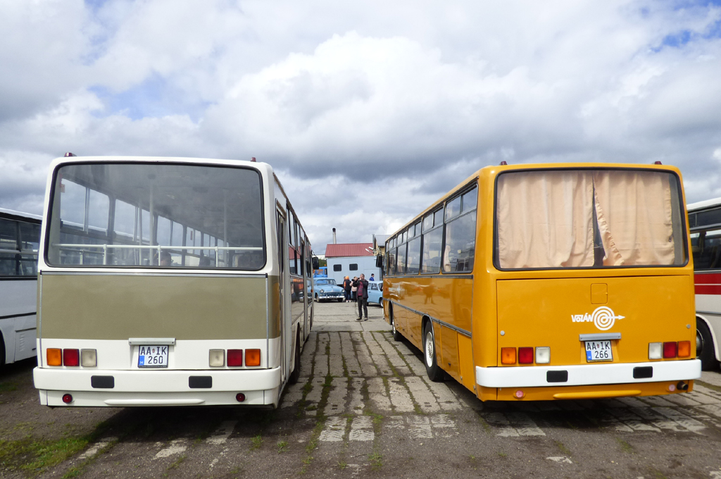 Венгрия, Ikarus 260.06 № AA IK-260; Венгрия, Ikarus 266.25 № AA IK-266; Венгрия — 2. Volánbusz Retro Nap, Hatvan (2023)