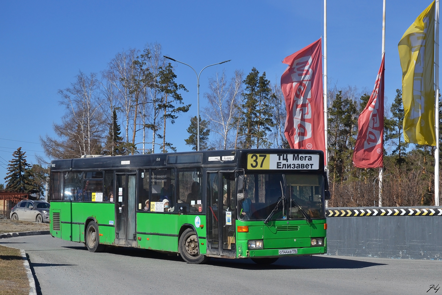 Свердловская область, Mercedes-Benz O405N2 № О 144 АВ 196