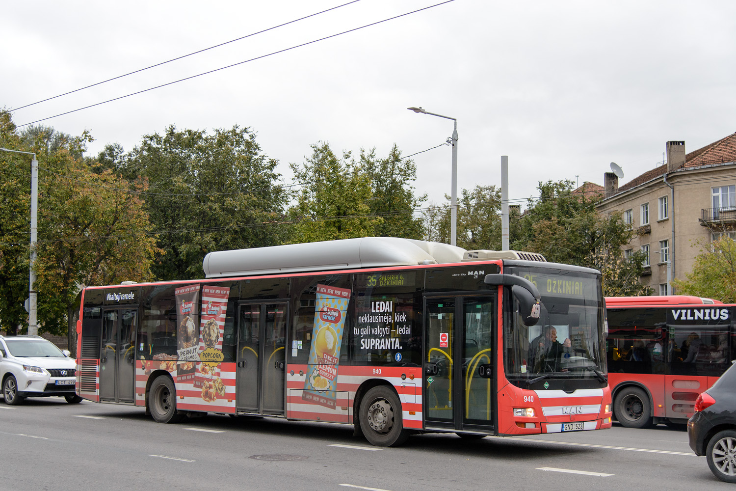 Литва, MAN A21 Lion's City NL273 CNG № 940