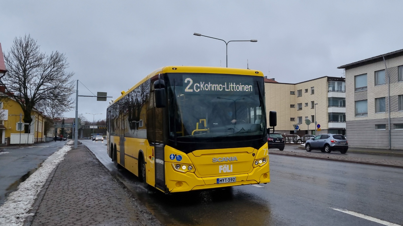 Finnland, Scania Citywide LE Suburban Nr. 72