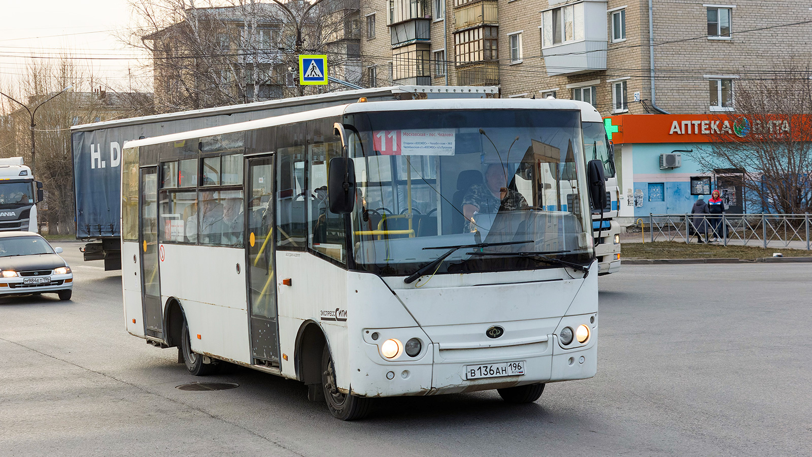 Свердловская область, Богдан А20111 № В 136 АН 196