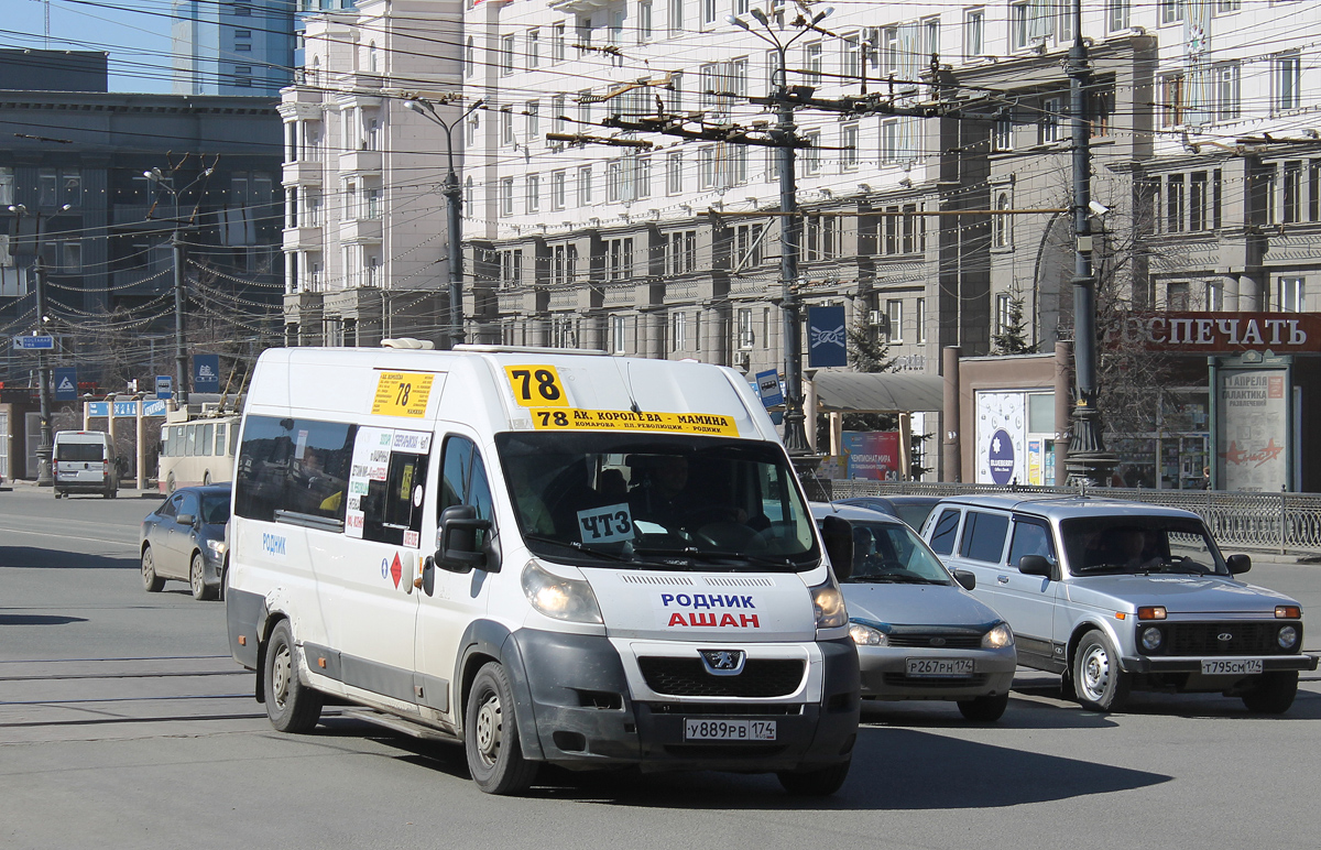 Челябинская область, Нижегородец-2227SK (Peugeot Boxer) № У 889 РВ 174