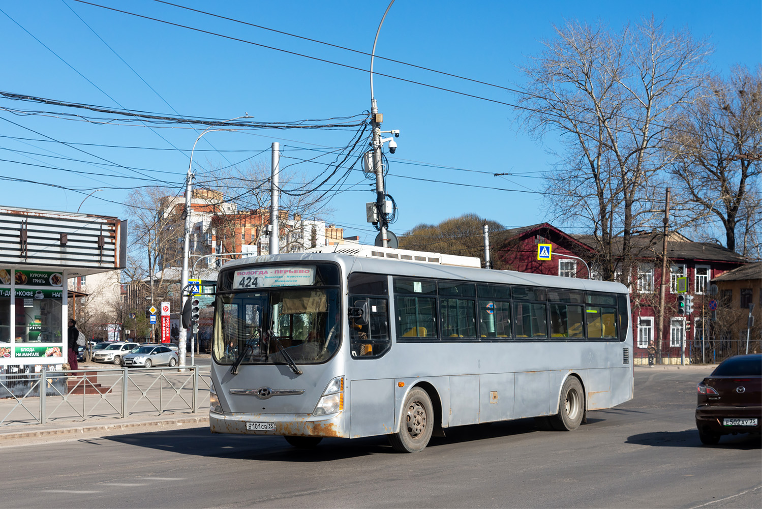 Вологодская область, Hyundai New Super AeroCity 1F/L № В 101 СВ 35