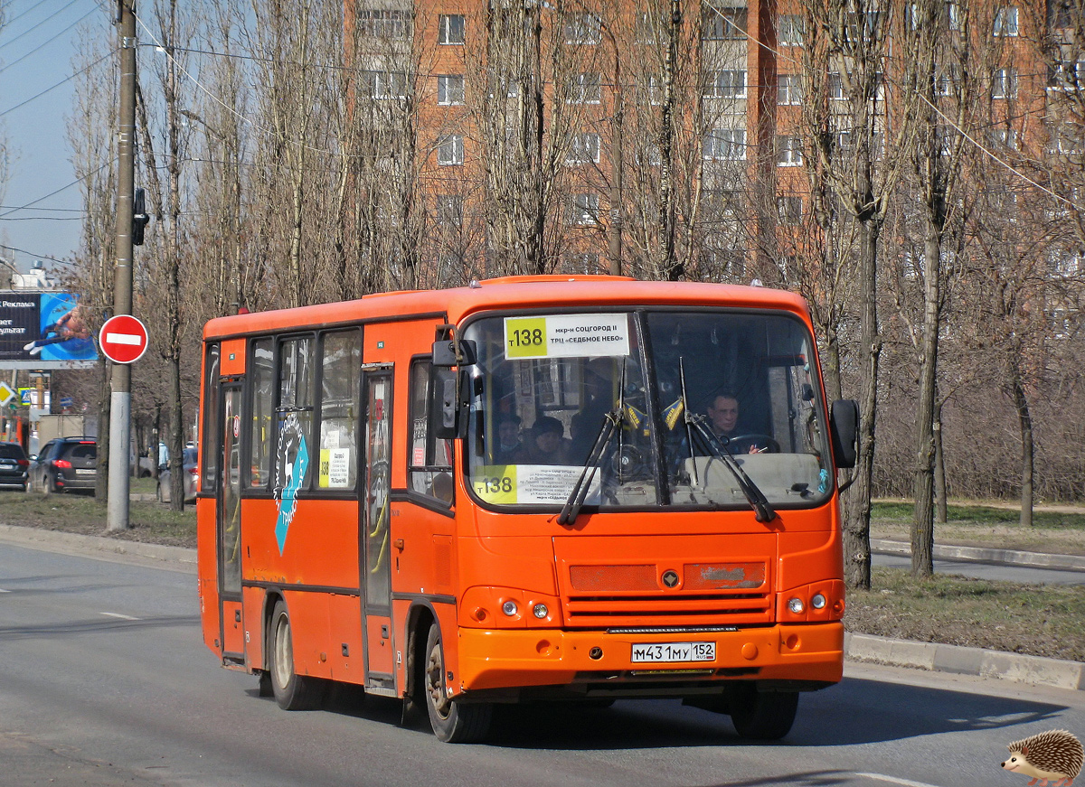 Nizhegorodskaya region, PAZ-320402-05 č. М 431 МУ 152