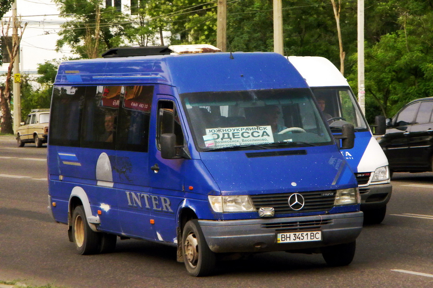 Одесская область, Mercedes-Benz Sprinter W904 412D № BH 3451 BC