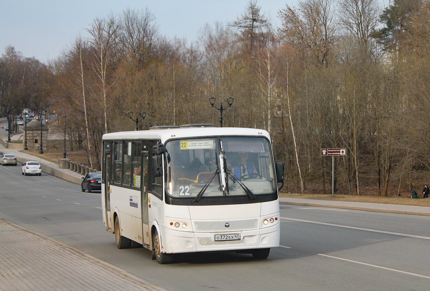 Ленинградская область, ПАЗ-320412-05 "Вектор" № О 372 ЕХ 47