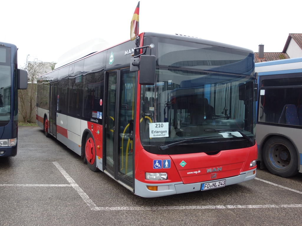 Бавария, MAN A21 Lion's City NL243 CNG № FO-NL 243