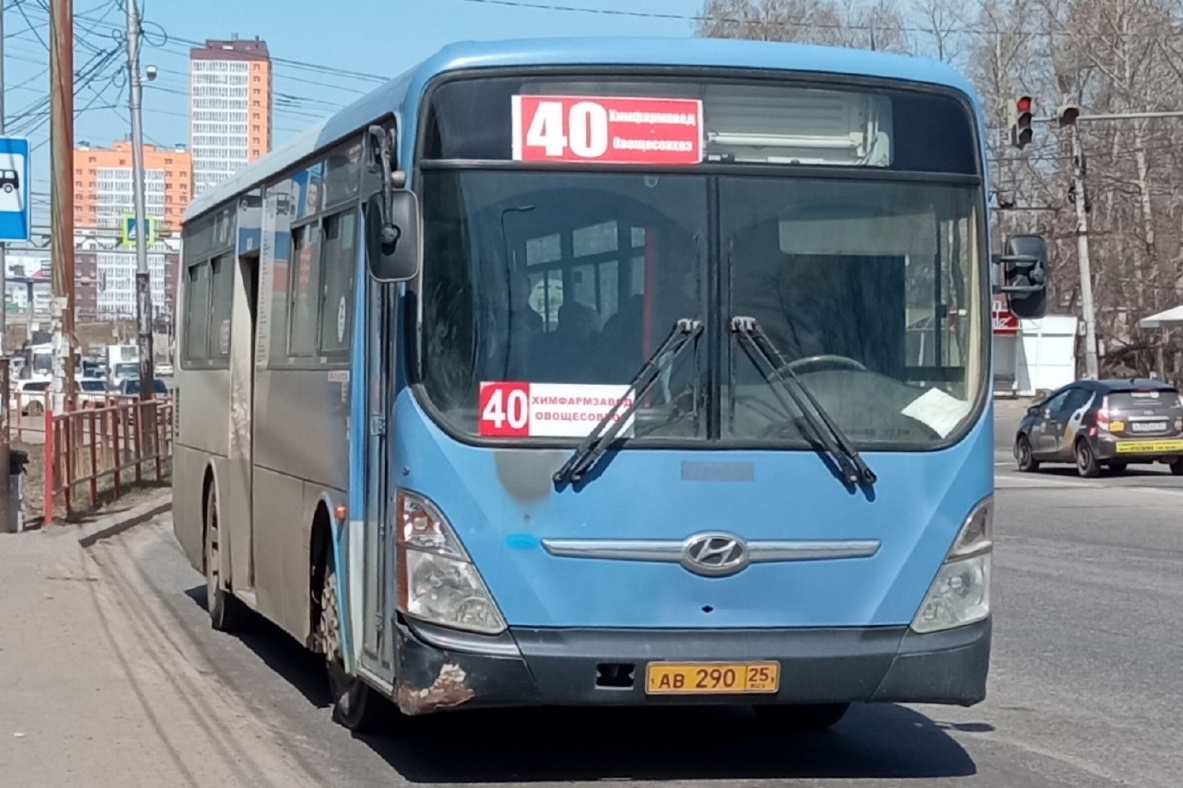 Хабаровский край, Hyundai New Super AeroCity 1F/L № АВ 290 25