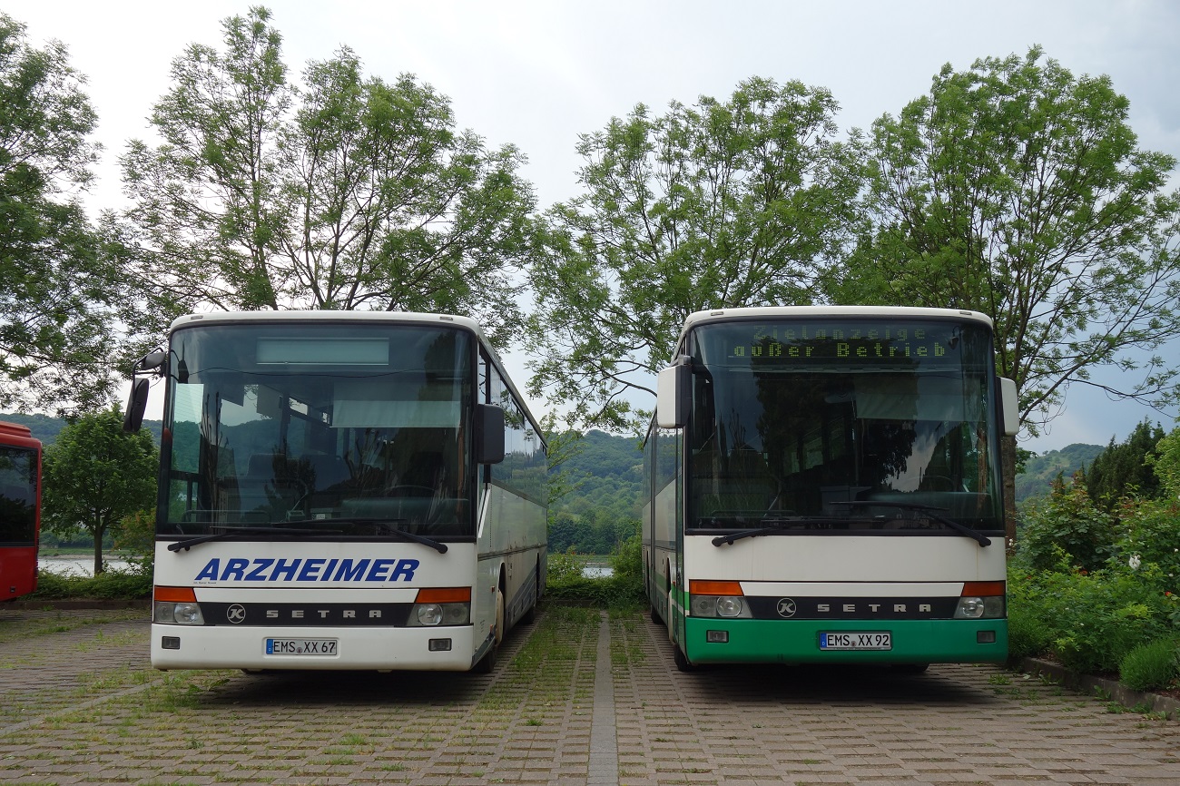 Рейнланд-Пфальц, Setra S315UL № EMS-XX 67; Рейнланд-Пфальц, Setra S315UL № EMS-XX 92 Рейнланд-Пфальц, Setra S315UL № EMS-XX 67; Рейнланд-Пфальц, Setra S315UL № EMS-XX 92