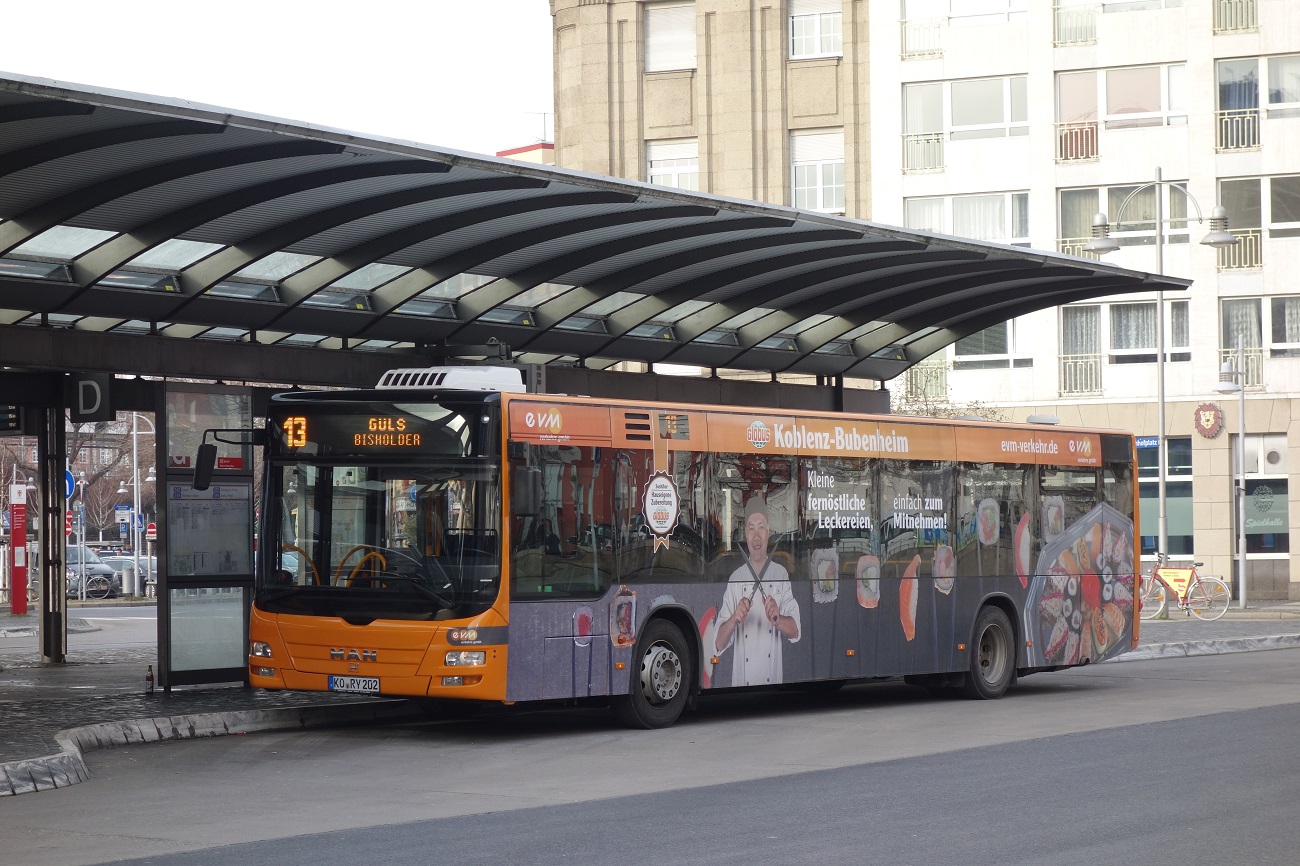 Рейнланд-Пфальц, MAN A21 Lion's City NL323 № 202