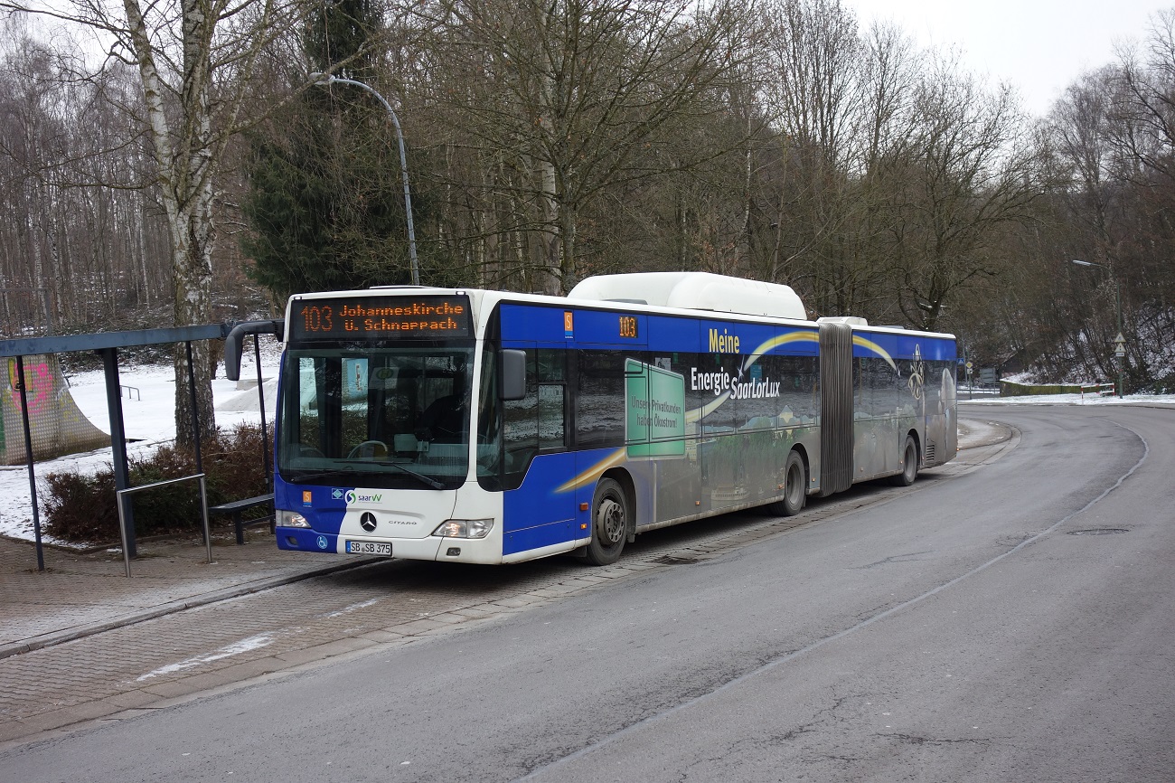 Saarland, Mercedes-Benz O530G Citaro facelift G CNG № 375