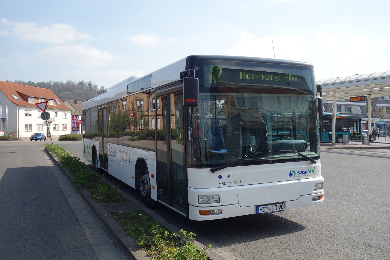 Саар, MAN A21 NL263 № HOM-GR 90