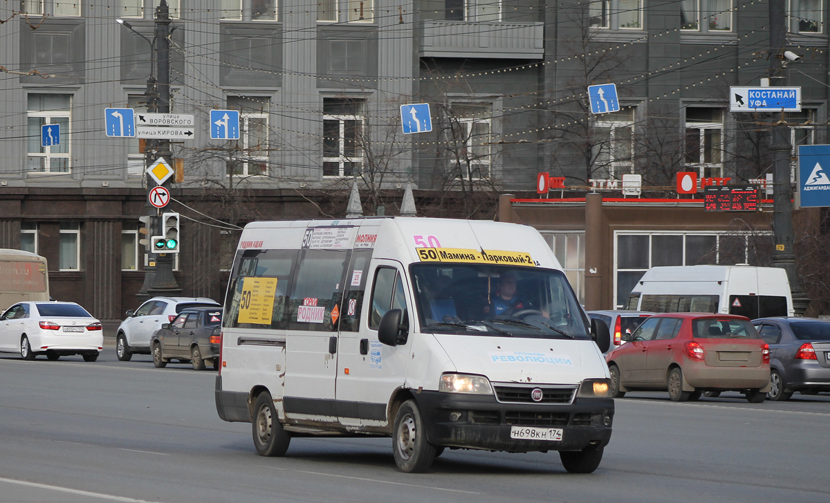 Челябинская область, FIAT Ducato 244 CSMMC-RLL, -RTL № Н 698 КН 174