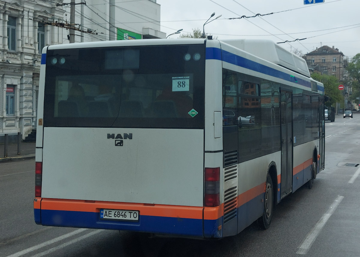 Днепропетровская область, MAN A20 NÜ313 CNG № AE 6846 TO