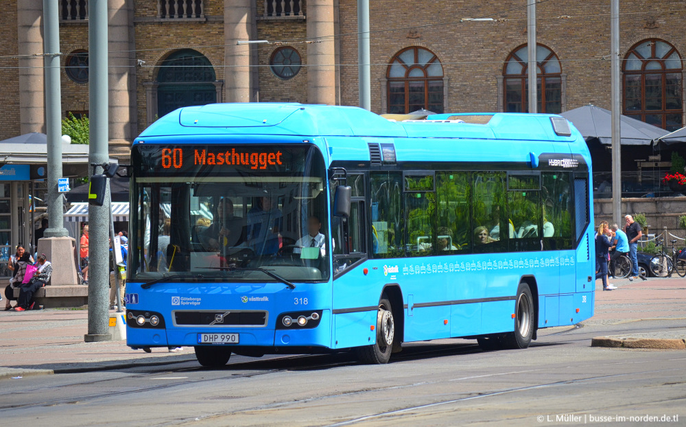 Швеция, Volvo 7700 Hybrid № 318