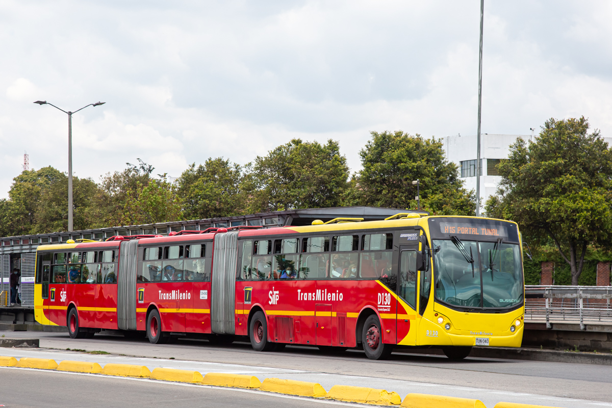 Колумбия, Busscar Urbanuss Pluss Biarticulado № D130