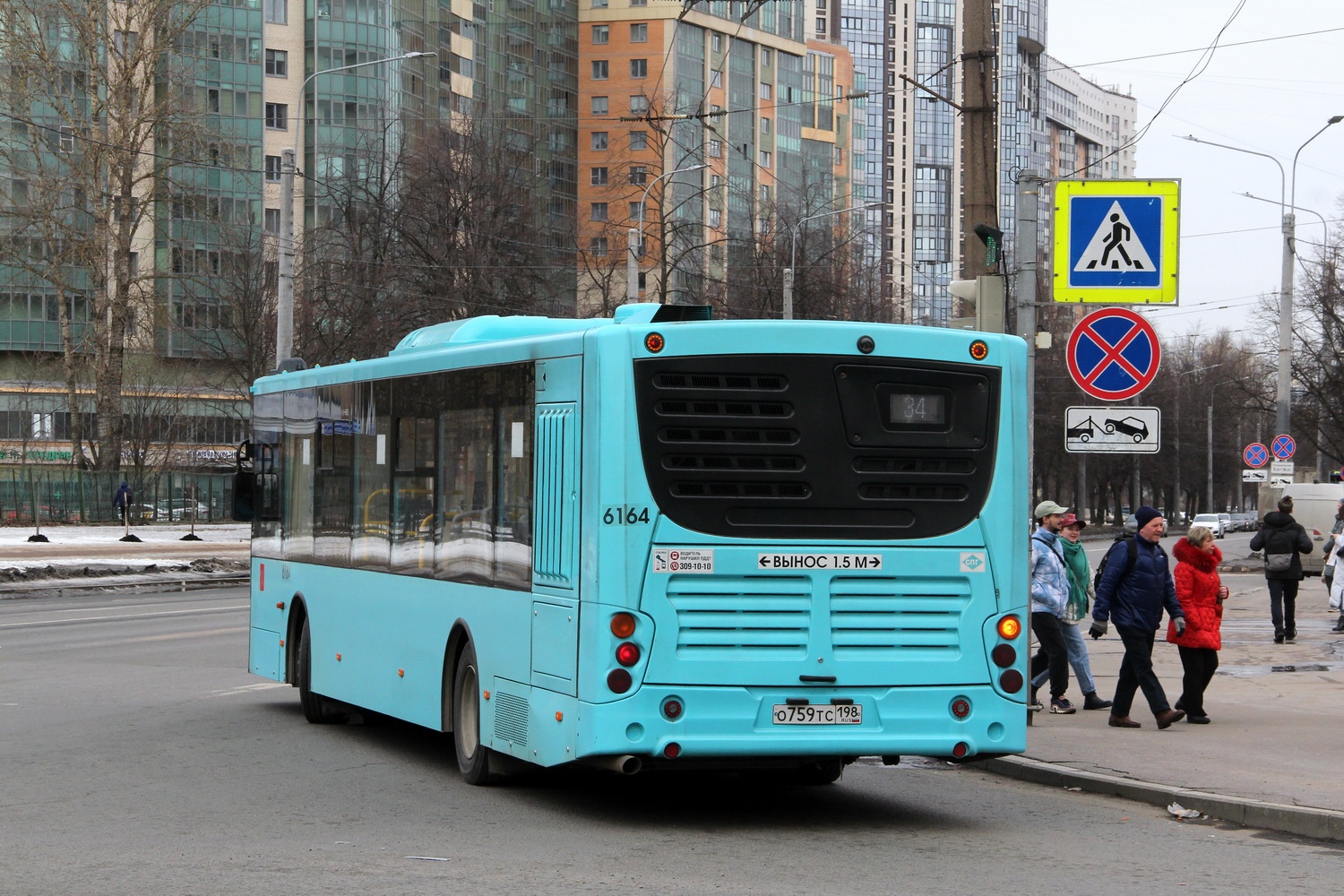 Санкт-Петербург, Volgabus-5270.G2 (LNG) № 6164