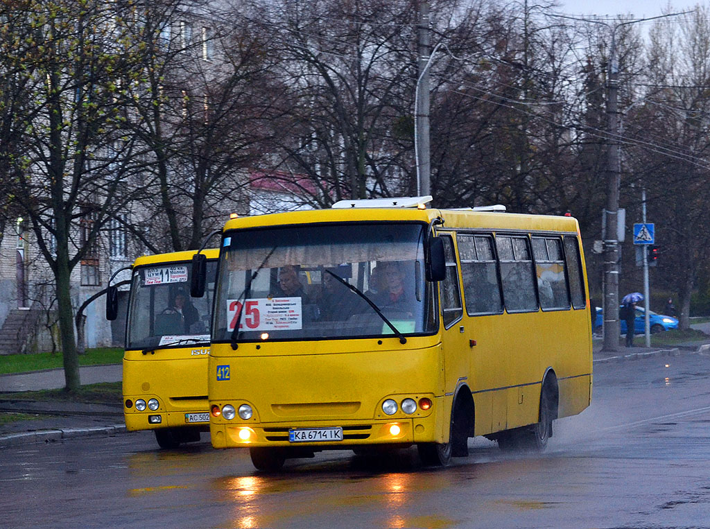 Волынская область, Богдан А09201 № KA 6714 IK