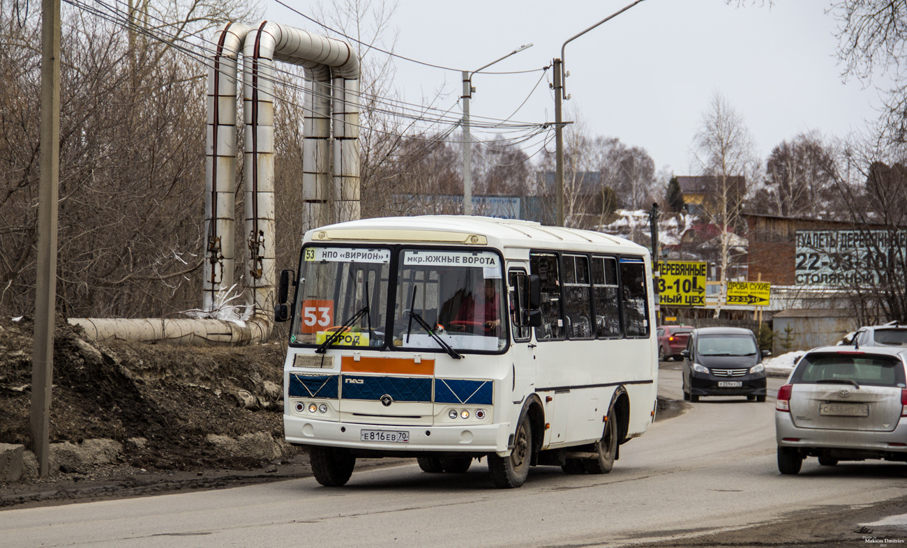 Томская область, ПАЗ-32054 № Е 816 ЕВ 70