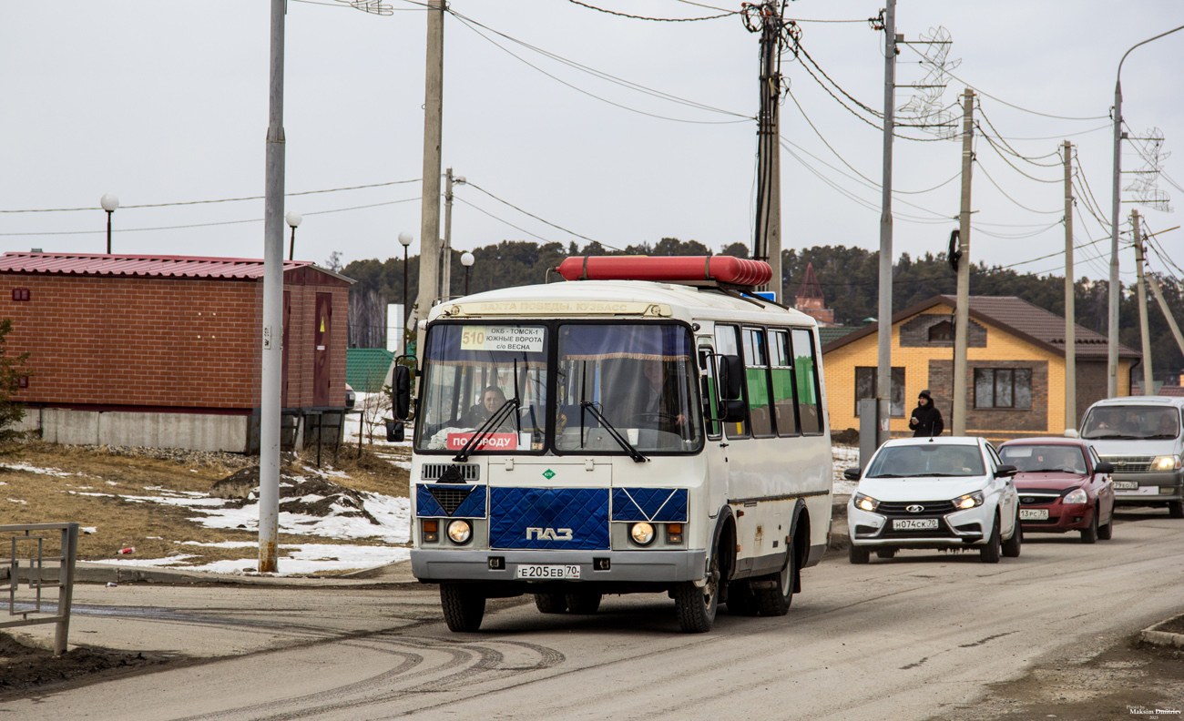 Томская область, ПАЗ-32054 № Е 205 ЕВ 70