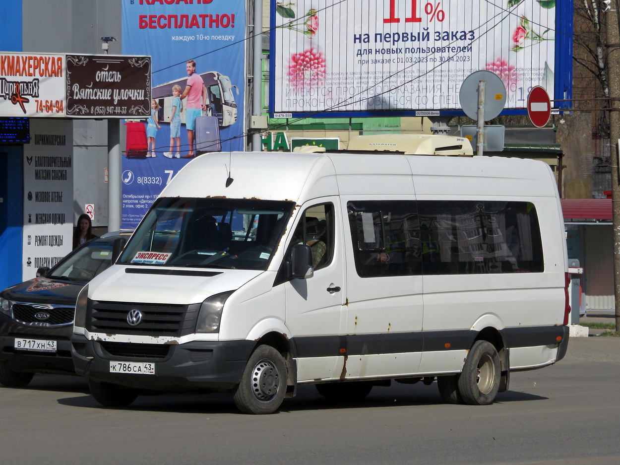 Кировская область, Луидор-223700 (Volkswagen Crafter) № К 786 СА 43