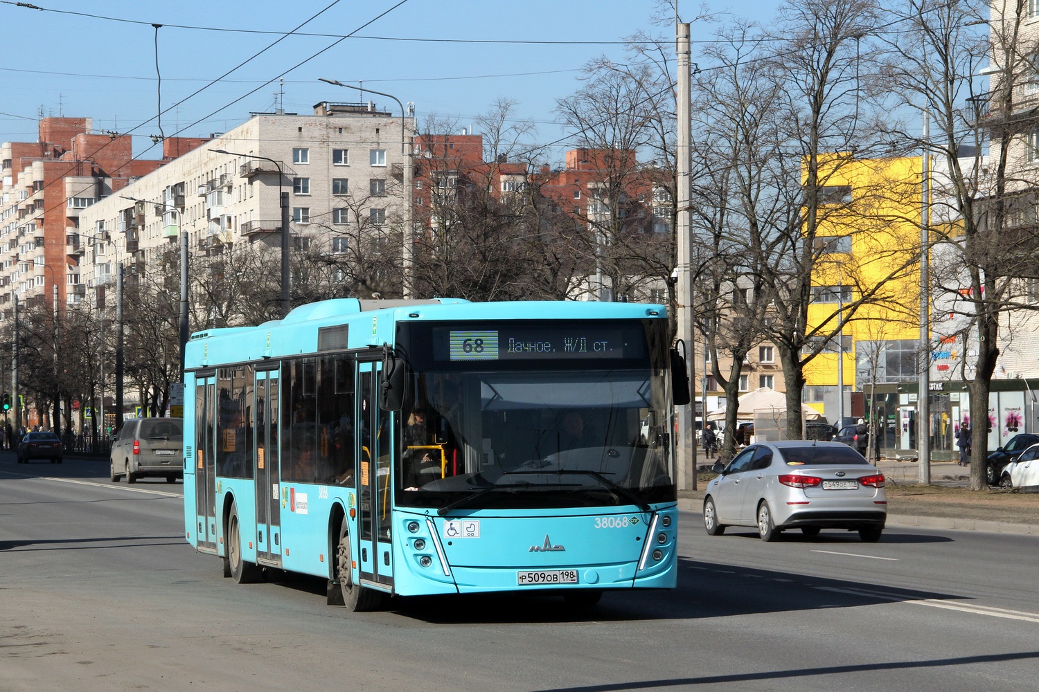 Санкт-Петербург, МАЗ-203.945 № 38068