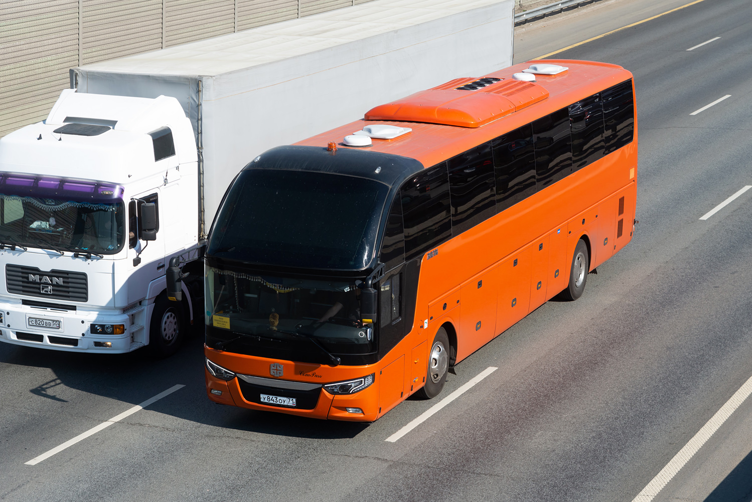 Тульская область, Zhong Tong LCK6127H ComPass № У 843 ОУ 71