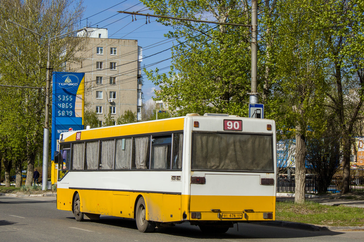 Saratov region, Mercedes-Benz O405 Nr. ВЕ 676 64