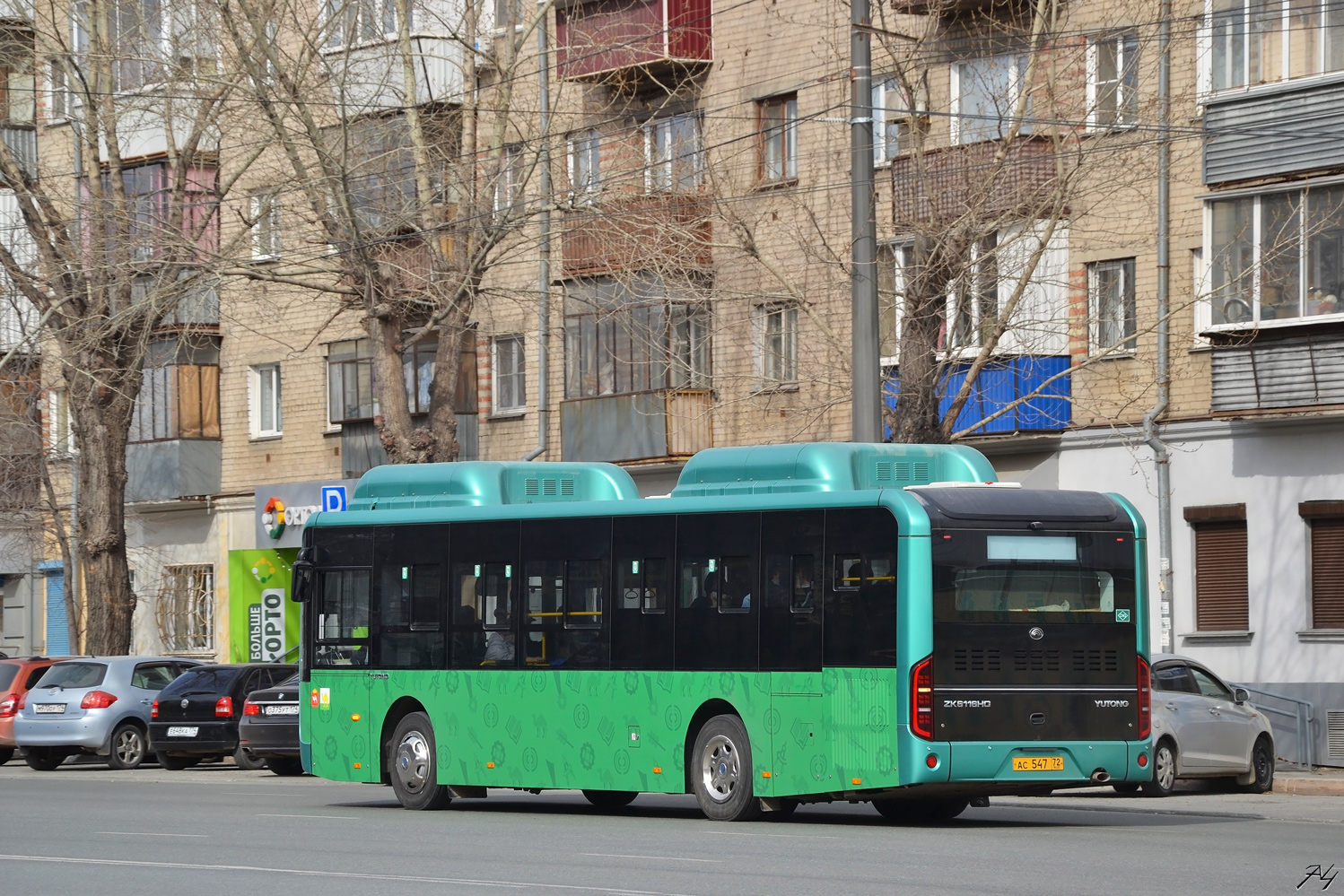 Челябинская область, Yutong ZK6116HG № АС 547 72