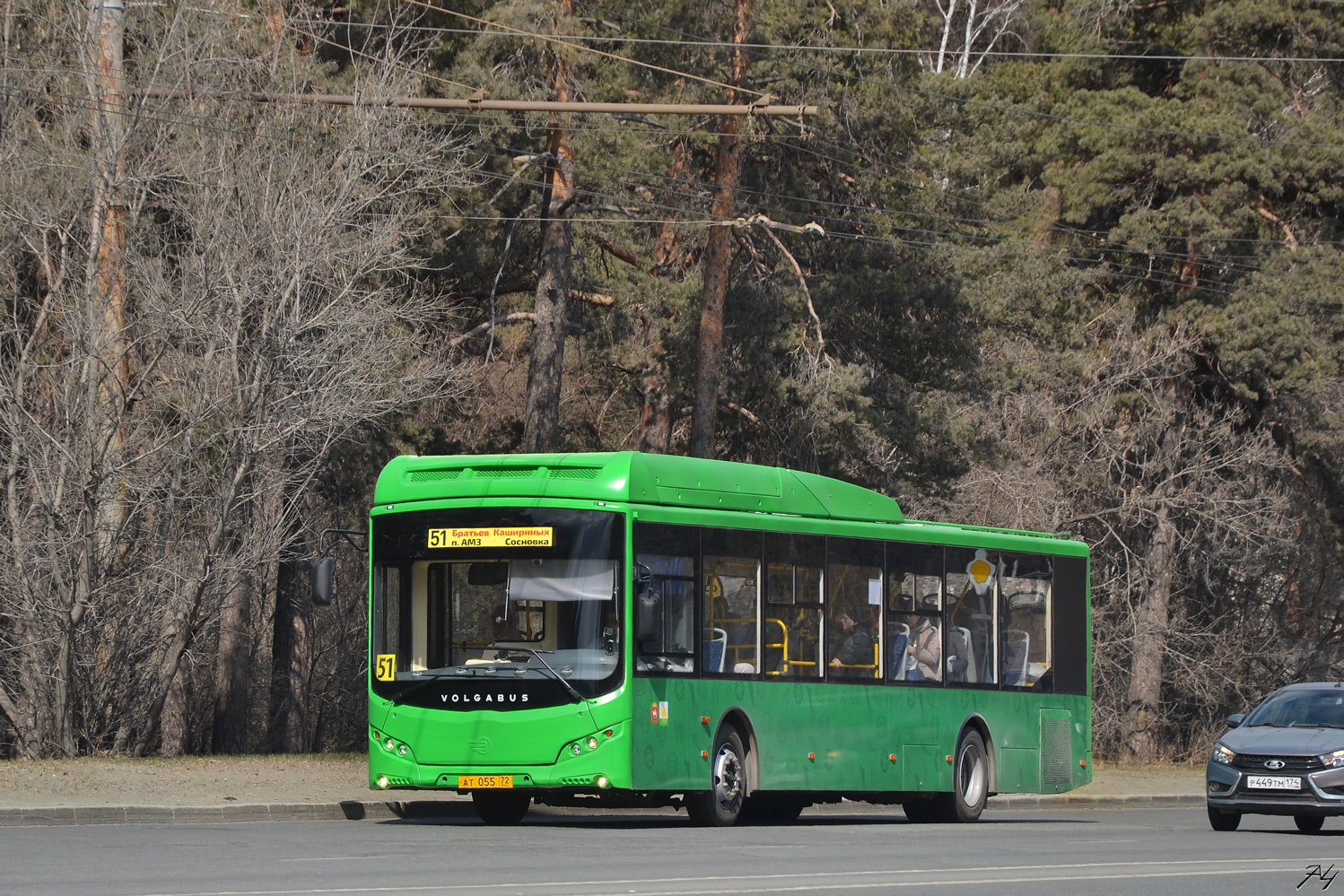 Челябинская область, Volgabus-5270.G2 (CNG) № АТ 055 72