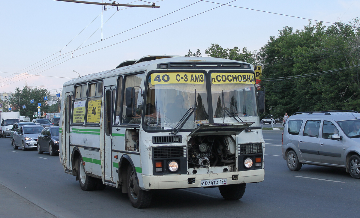 Челябинская область, ПАЗ-32054 № С 074 ТА 174