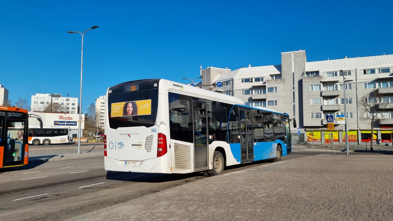 Finland, Mercedes-Benz Citaro C2 LE MÜ # 985