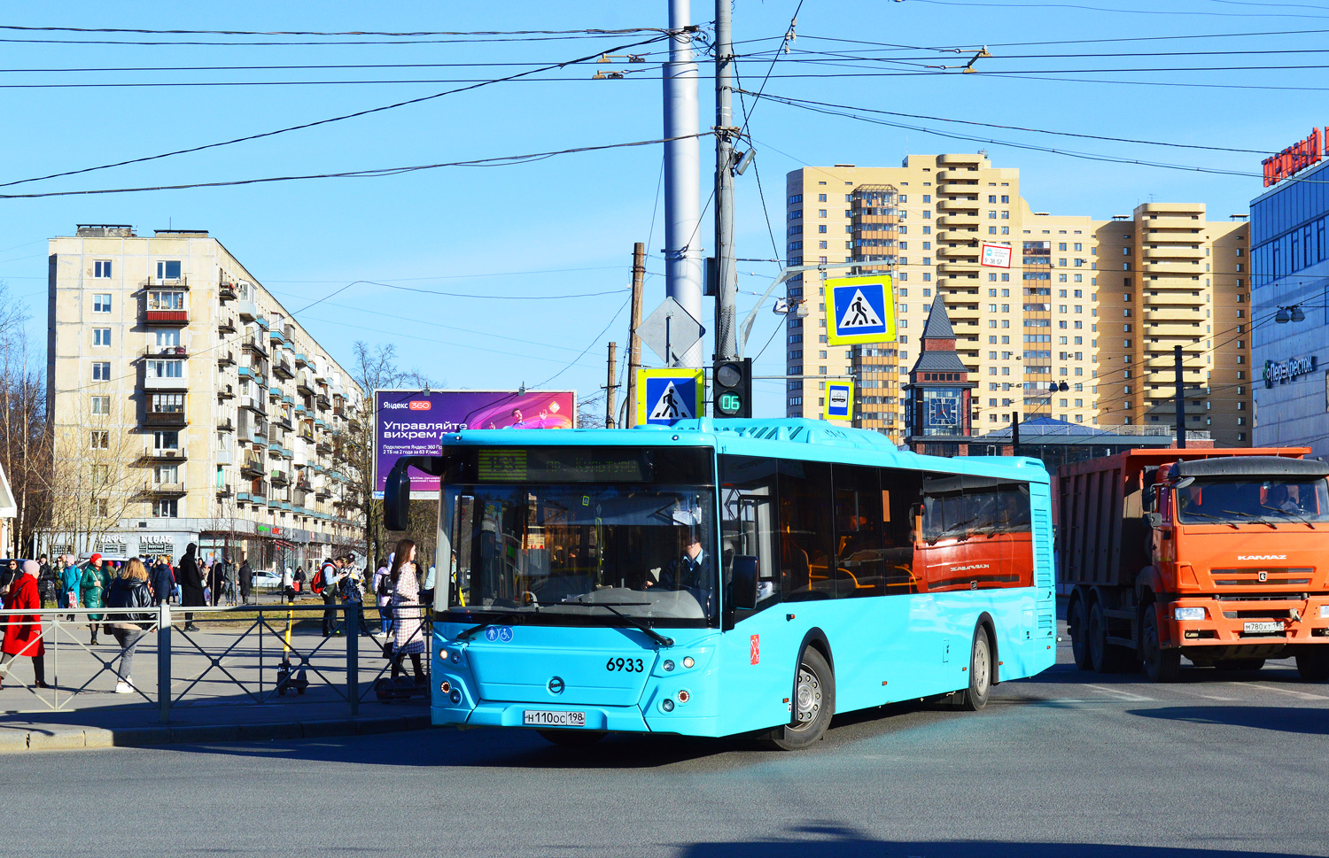 Санкт-Петербург, ЛиАЗ-5292.65 № 6933