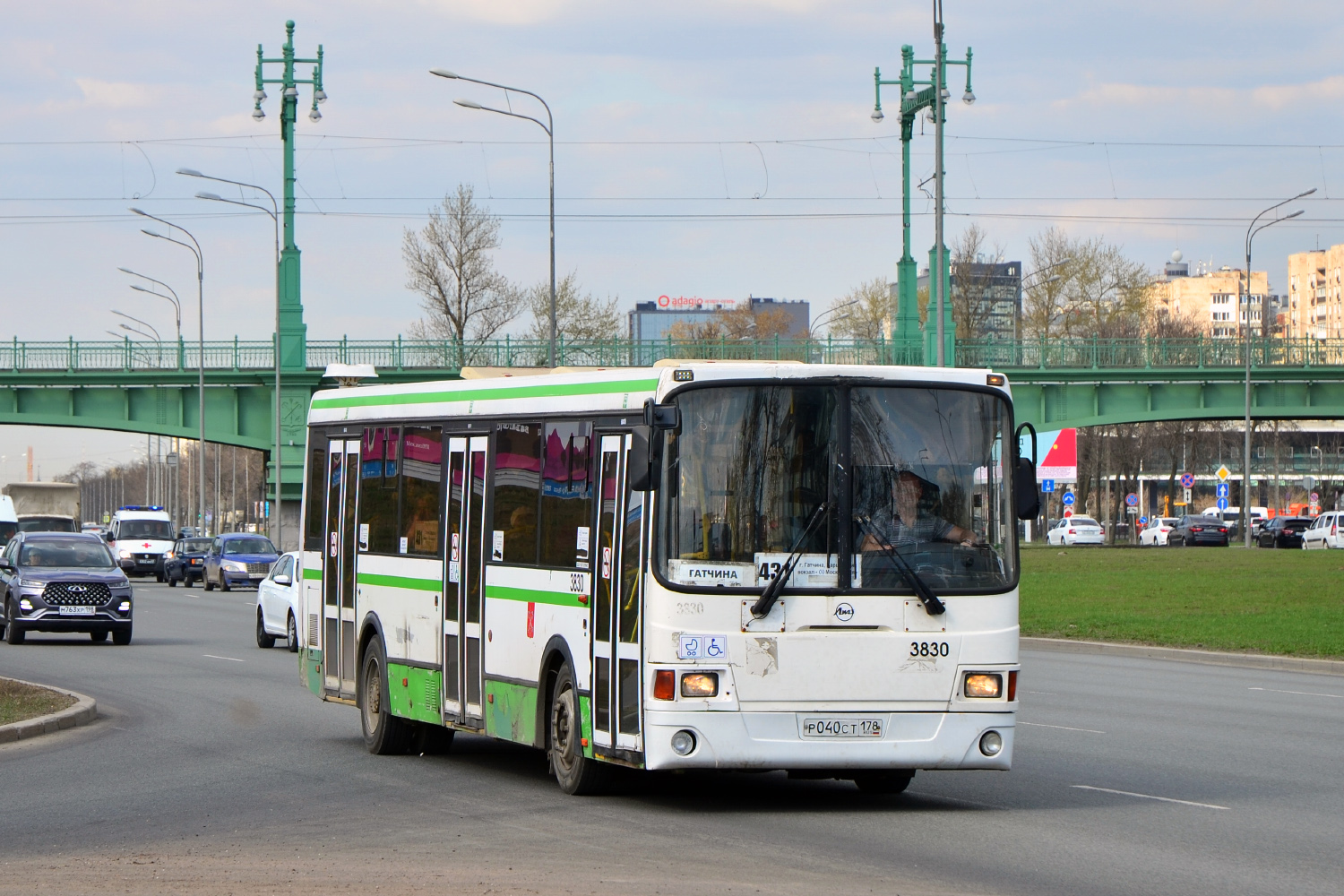 Ленинградская область, ЛиАЗ-5293.60 № 3830