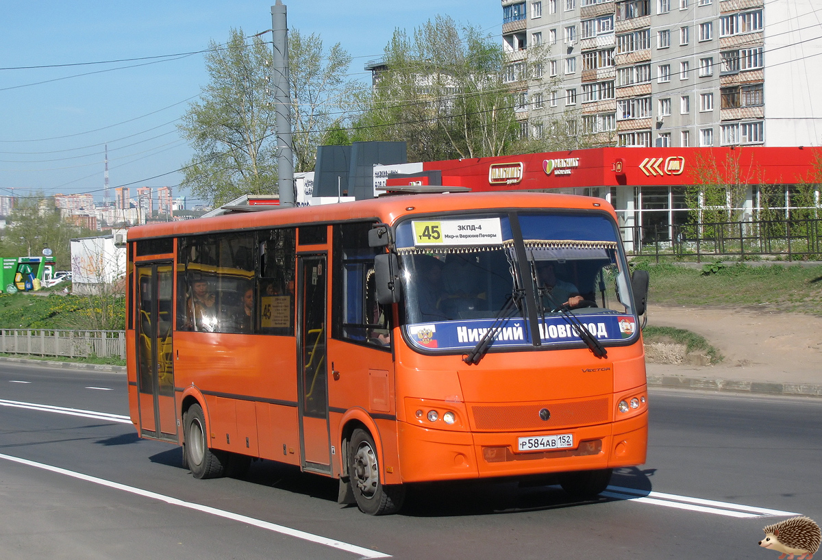 Nizhegorodskaya region, PAZ-320414-04 "Vektor" # Р 584 АВ 152