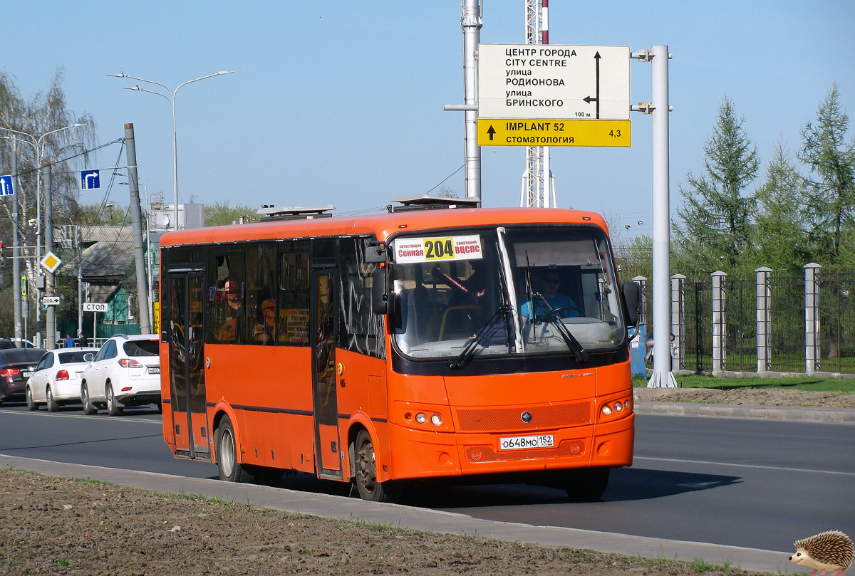 Нижегородская область, ПАЗ-320414-05 "Вектор" (1-2) № О 648 МО 152